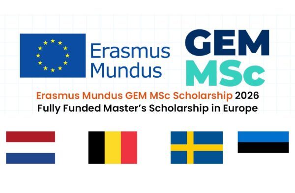 GEM Erasmus Mundus Masters Scholarship 2026